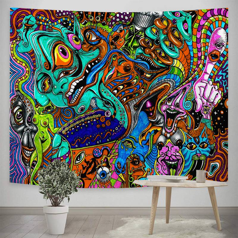 Trippy Psychedelic Tapestry