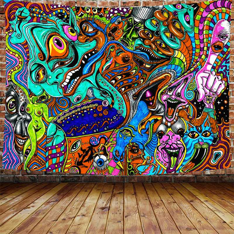 Trippy Psychedelic Tapestry